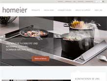 Tablet Screenshot of homeier.com